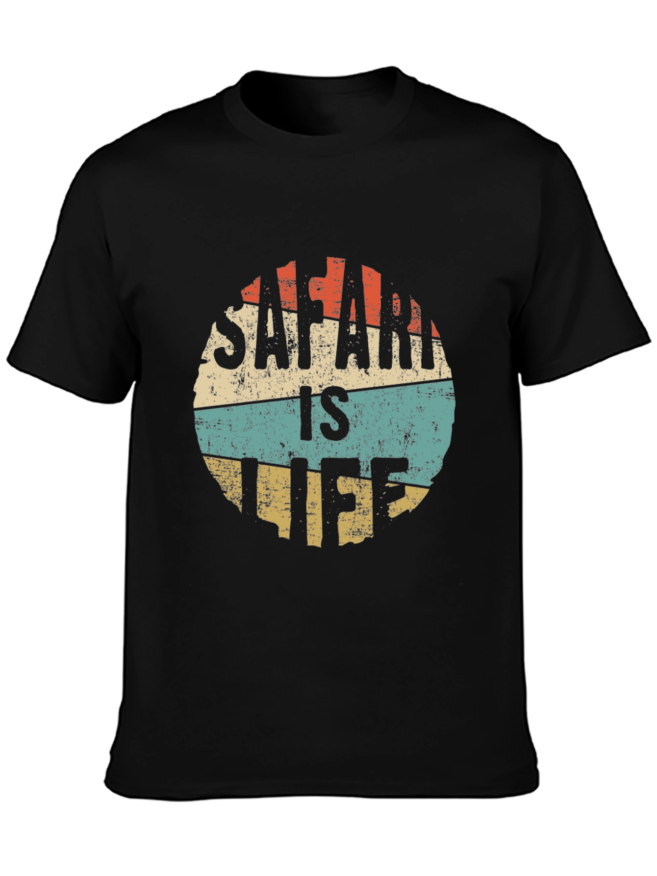 Safari Is Life Retro Graphic T-Shirt