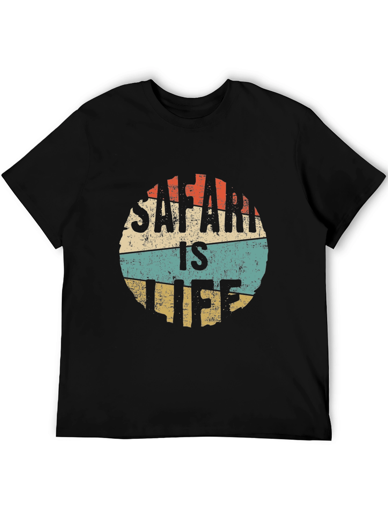 Safari Is Life Retro Graphic T-Shirt