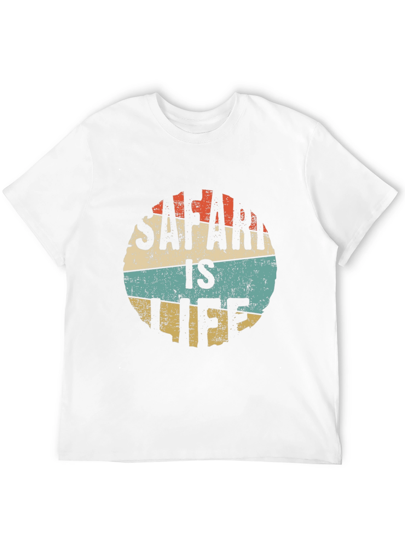 Safari Is Life Retro Graphic T-Shirt
