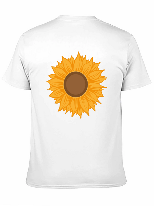 Sunflower Graphic Tee - Stylish & Comfortable Black T-Shirt