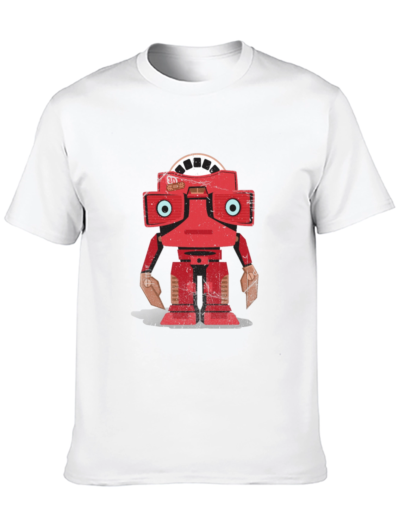 Retro Robot T-Shirt - Nostalgic Design
