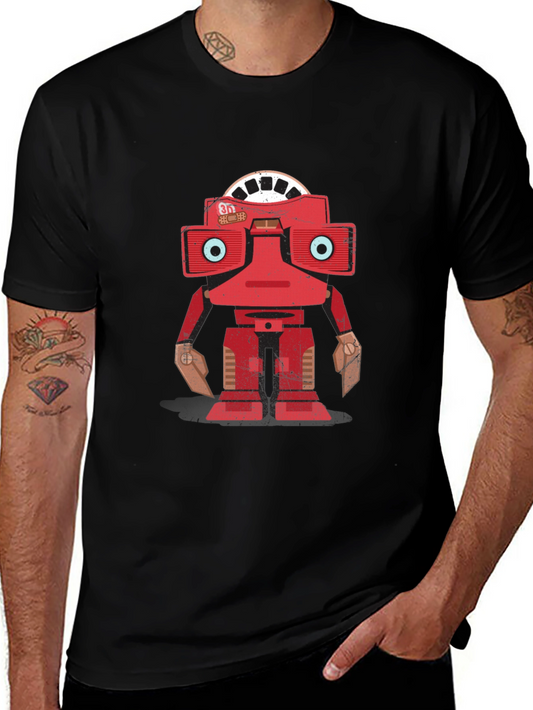 Retro Robot T-Shirt - Nostalgic Design
