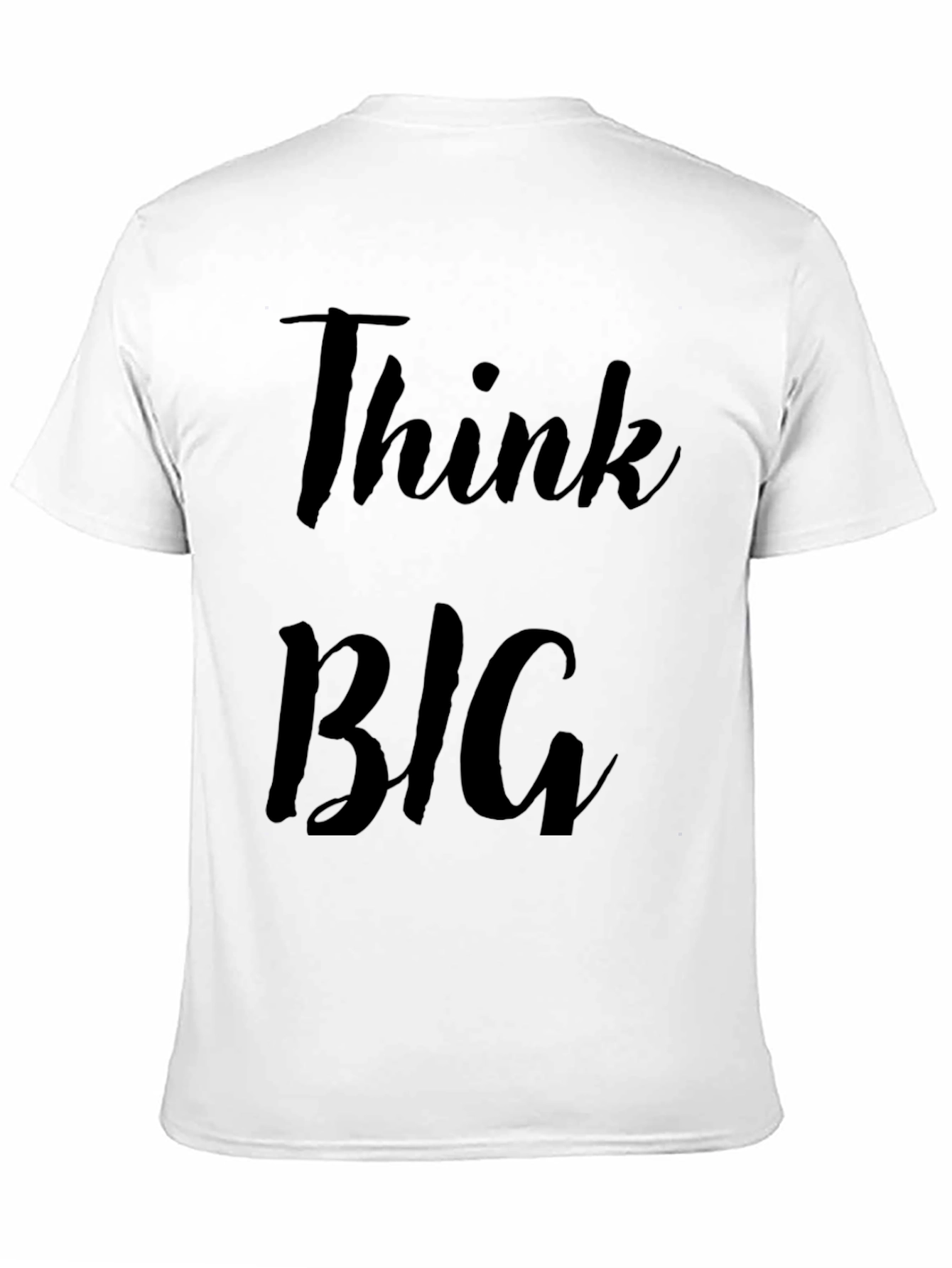Think BIG Black Graphic Tee
