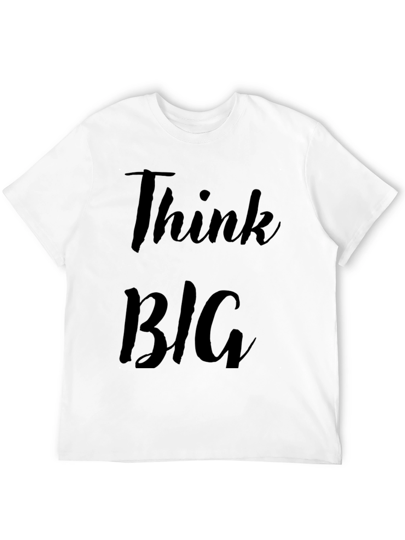 Think BIG Black Graphic Tee