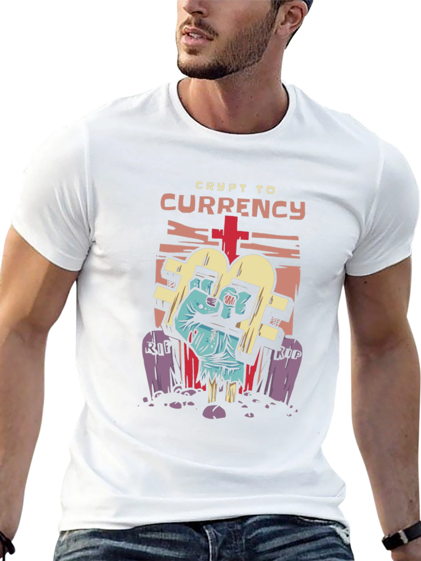 Crypto to Currency Graphic T-Shirt