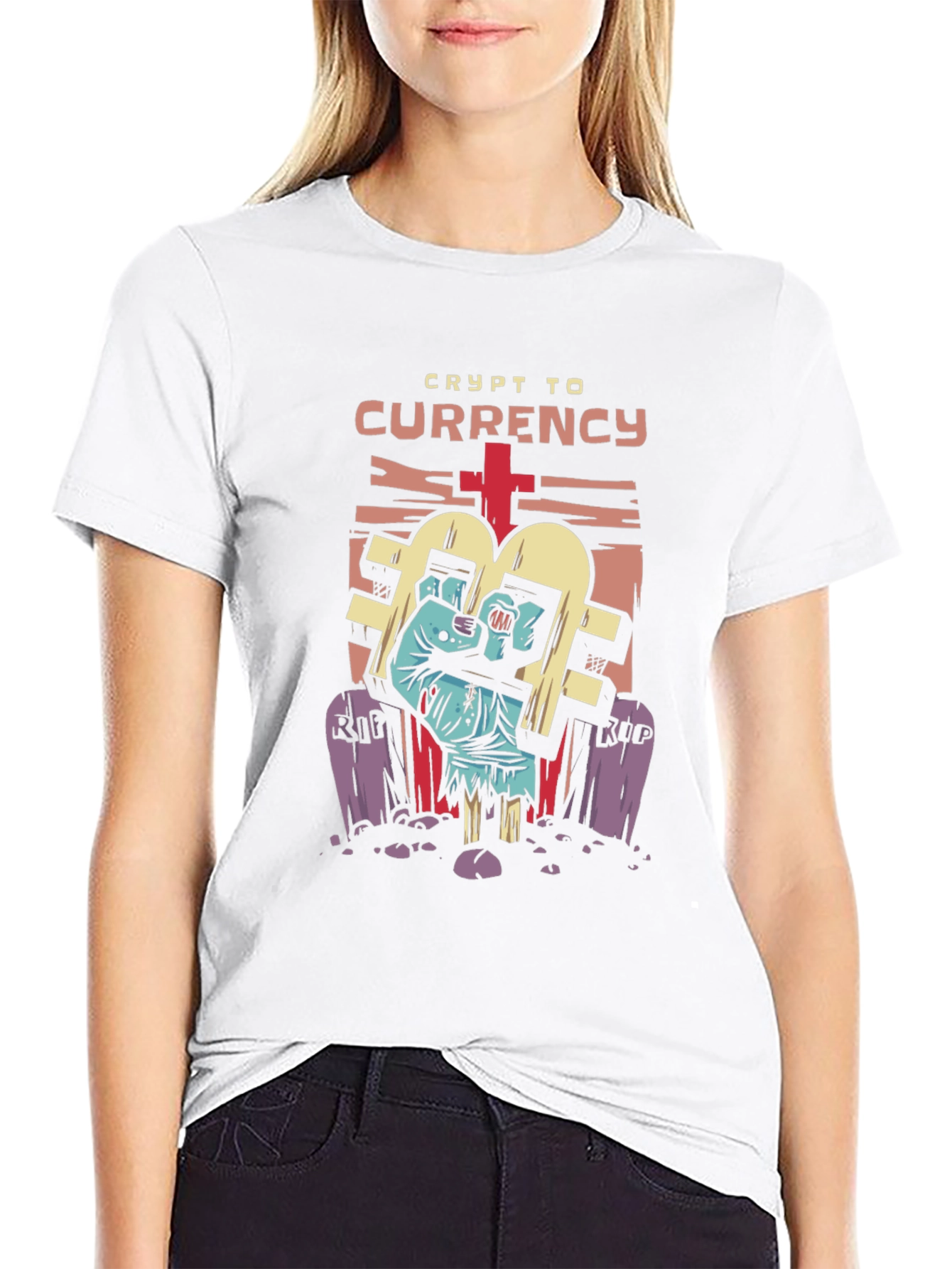 Crypto to Currency Graphic T-Shirt