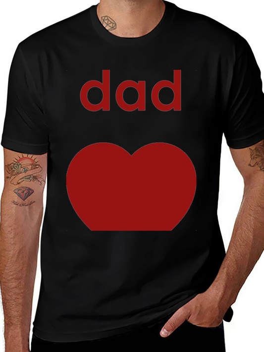 Dad Heart T-Shirt - Fathers Day Tee