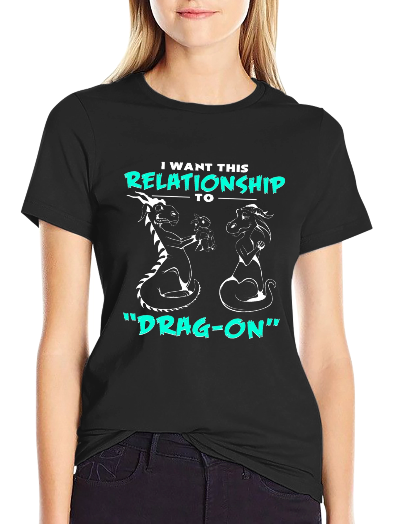 Dragon Relationship Graphic T-Shirt