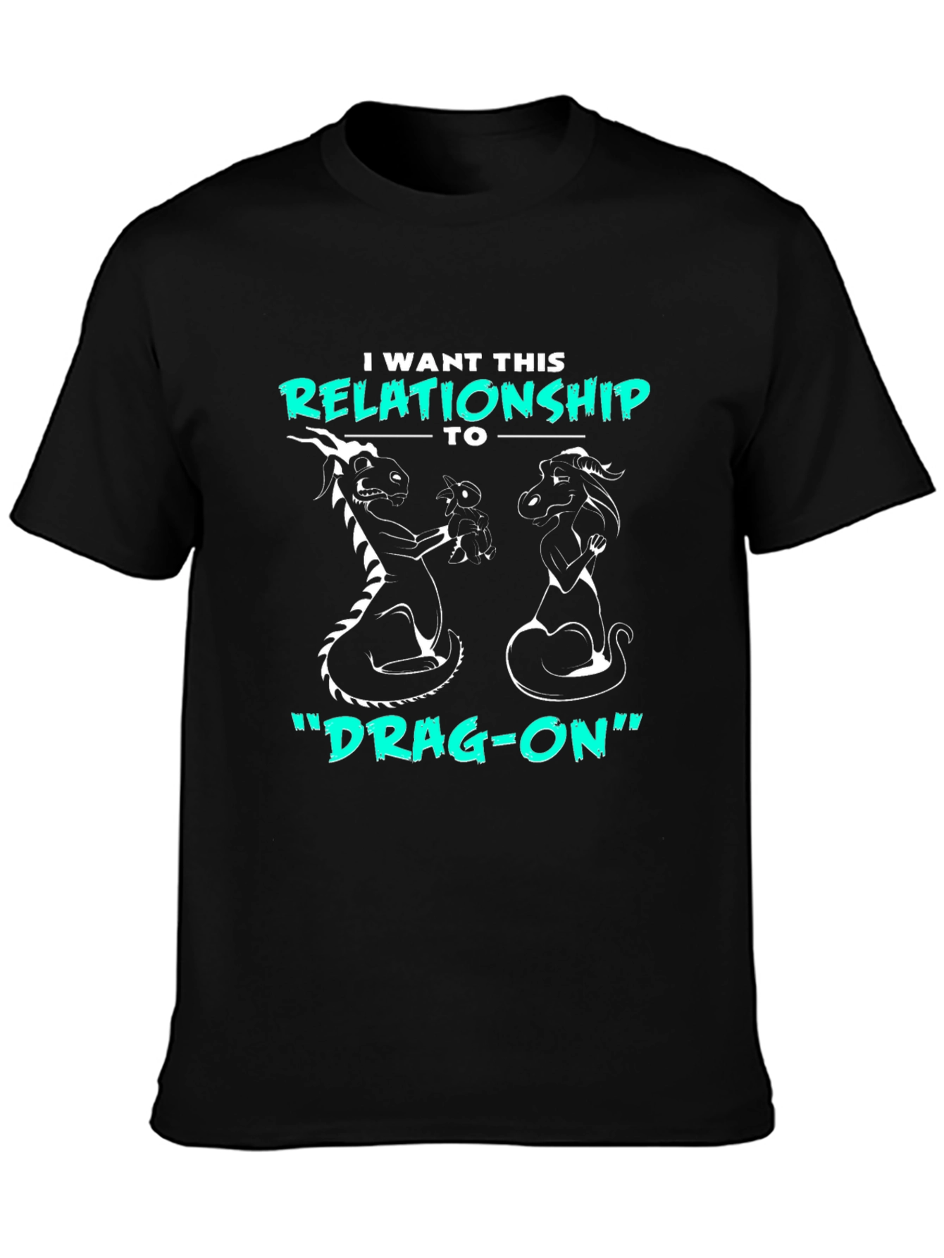 Dragon Relationship Graphic T-Shirt