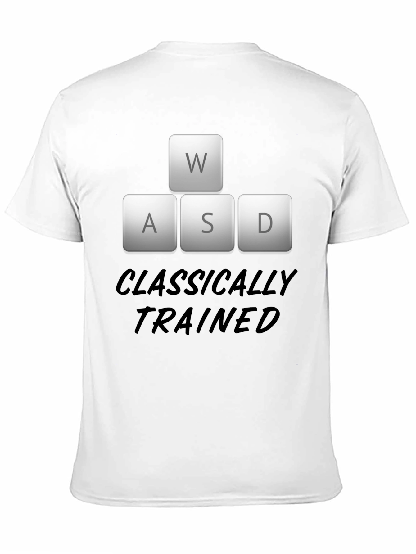Classically Trained Gamer Black T-Shirt