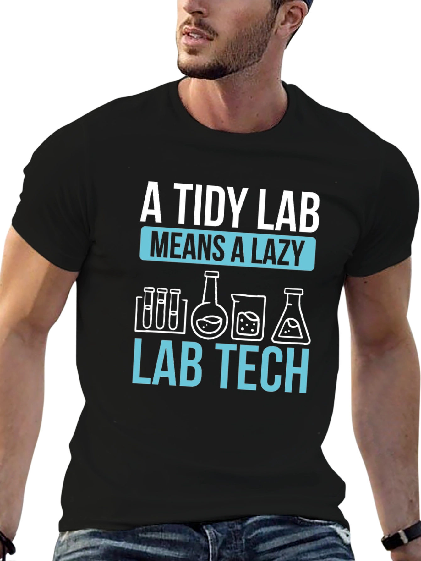 Tidy Lab Lazy Lab Tech T-Shirt