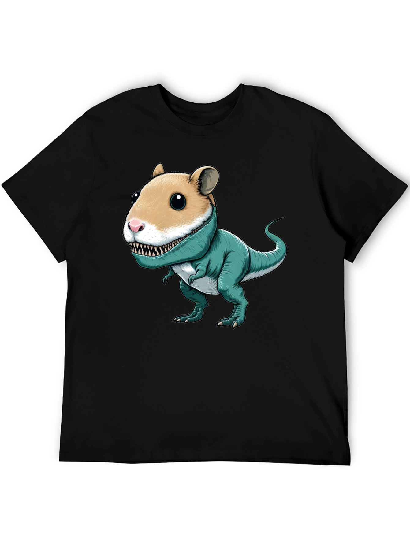 Hamster Dinosaur T-Shirt - Funny Graphic Tee