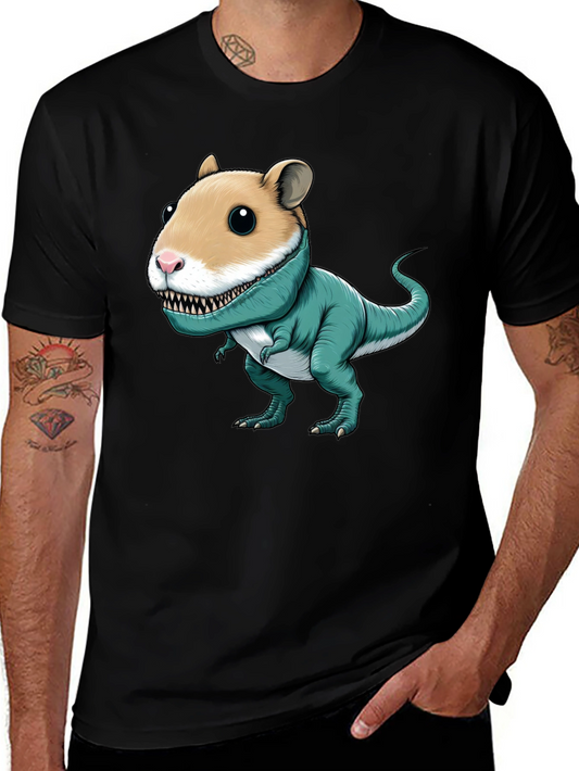 Hamster Dinosaur T-Shirt - Funny Graphic Tee