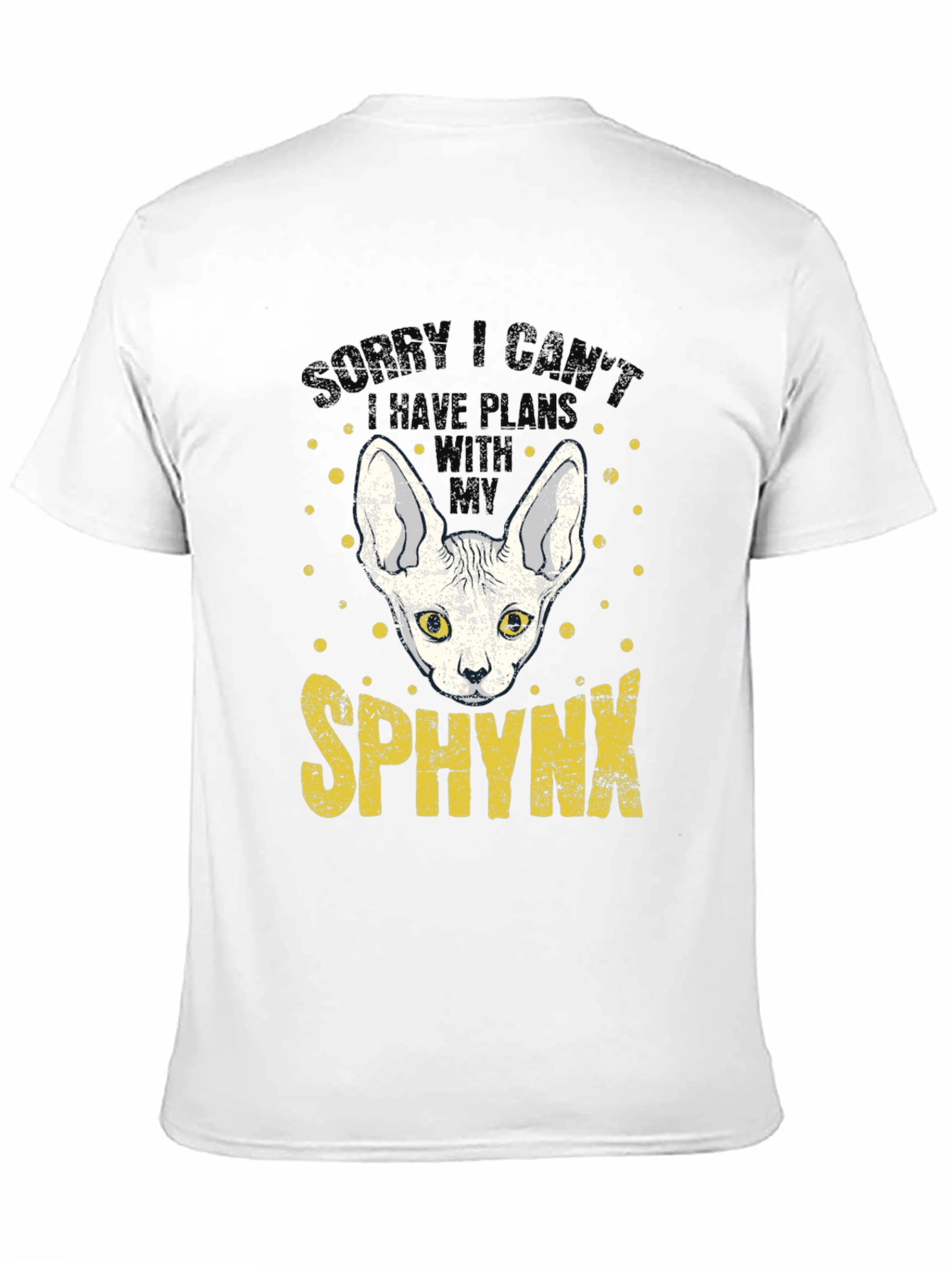 Sphynx Cat Plans Graphic T-Shirt