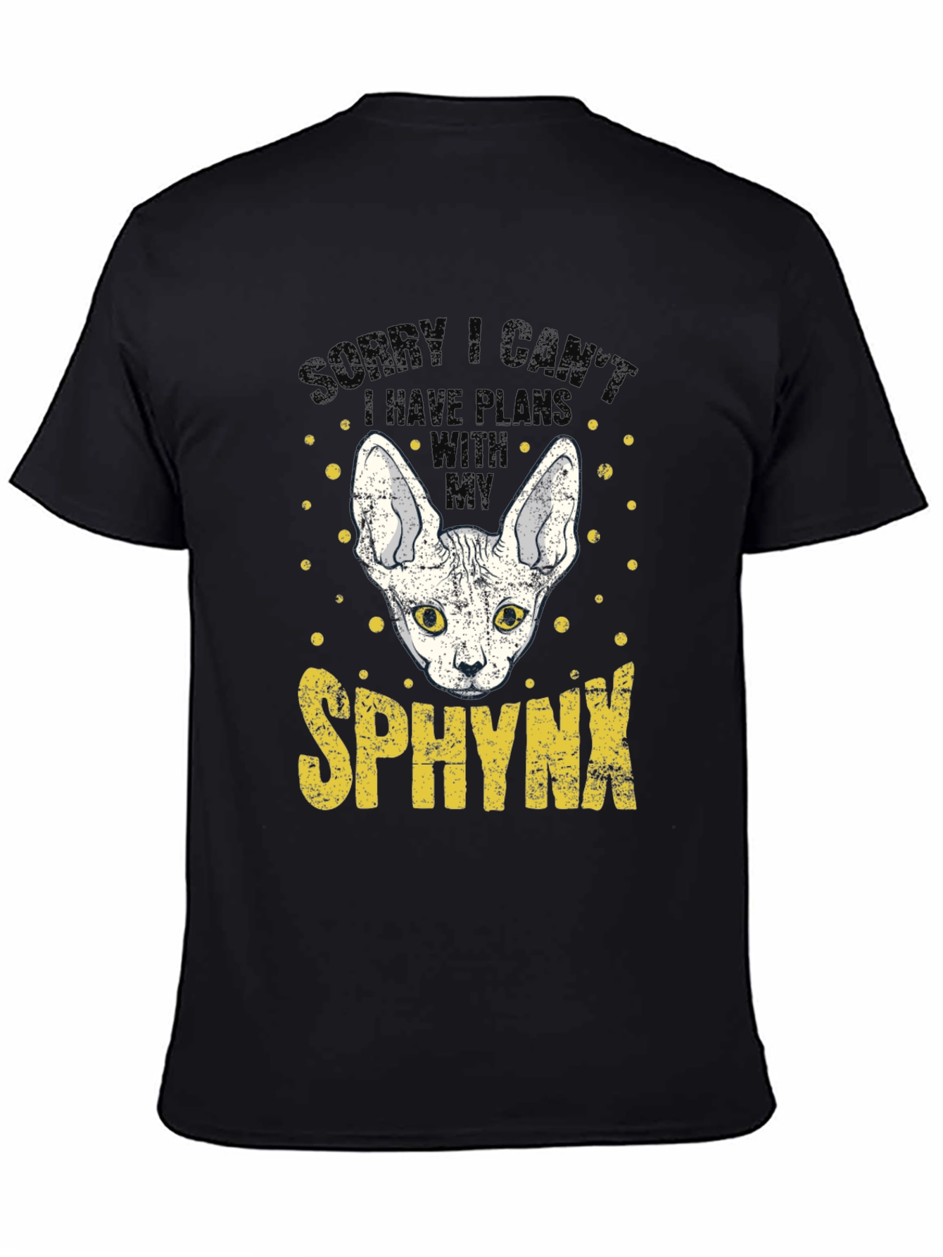 Sphynx Cat Plans Graphic T-Shirt