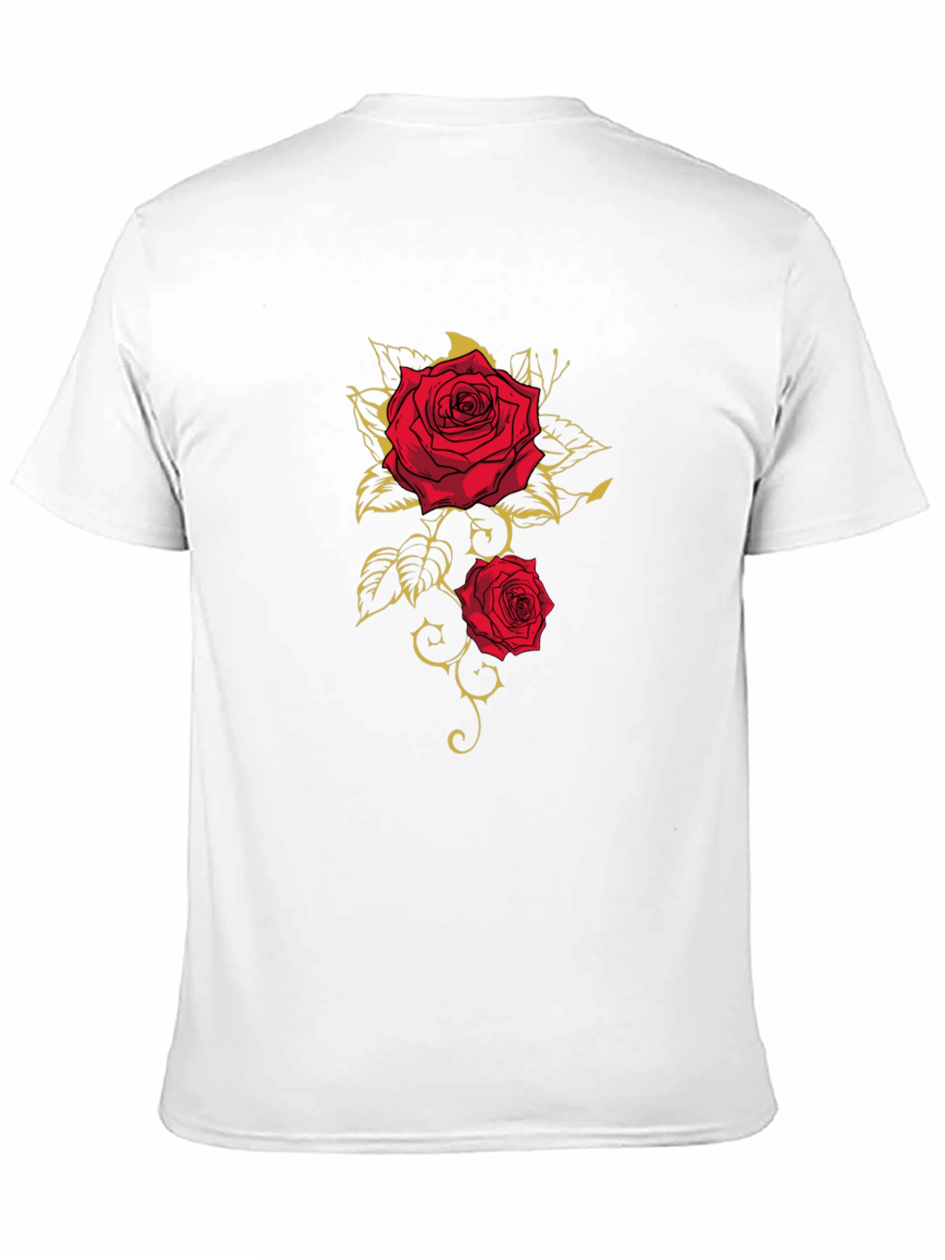 Rose Graphic T-Shirt - Classic Black Tee