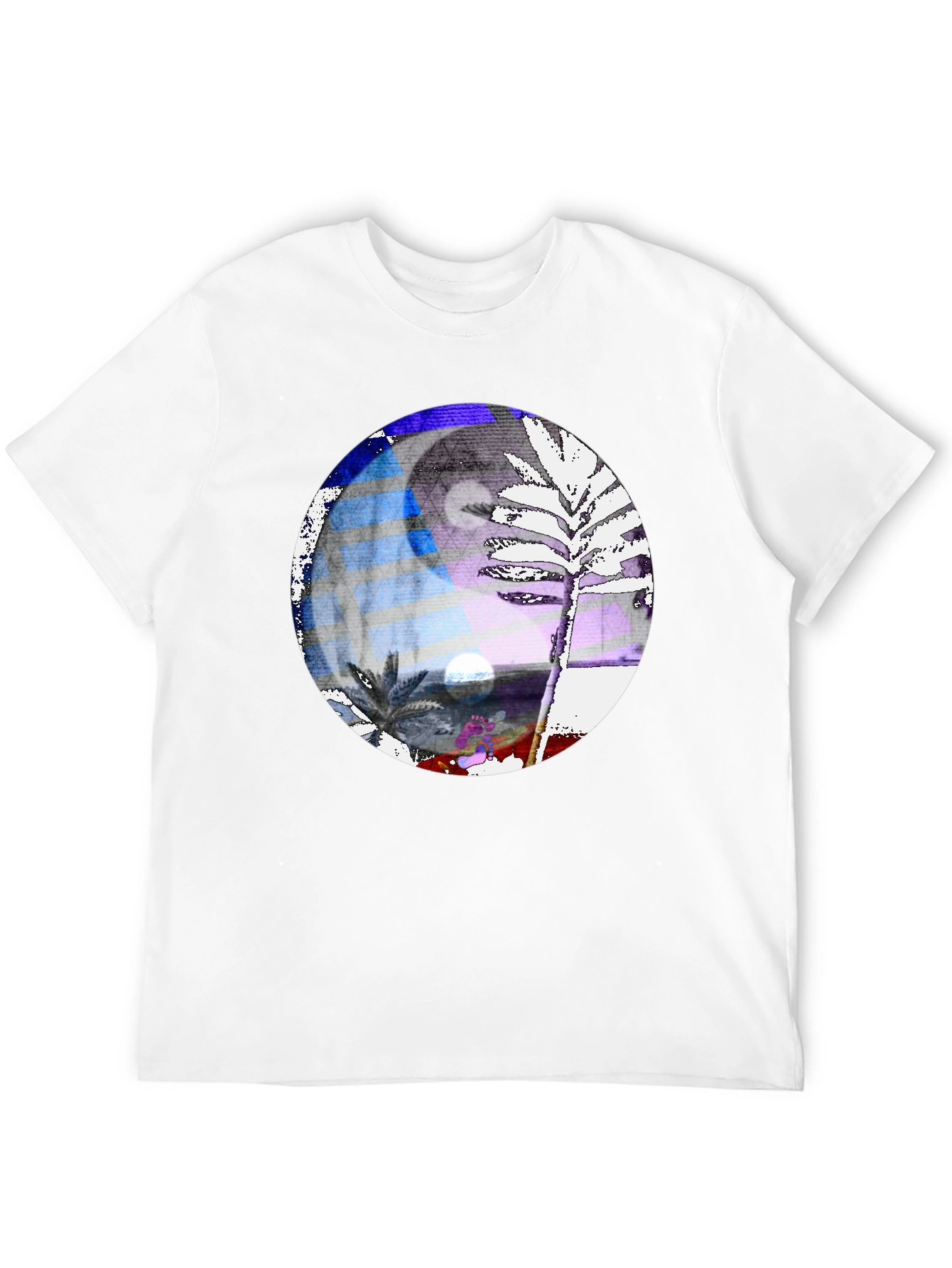 Yin Yang Palm Tree Graphic Tee