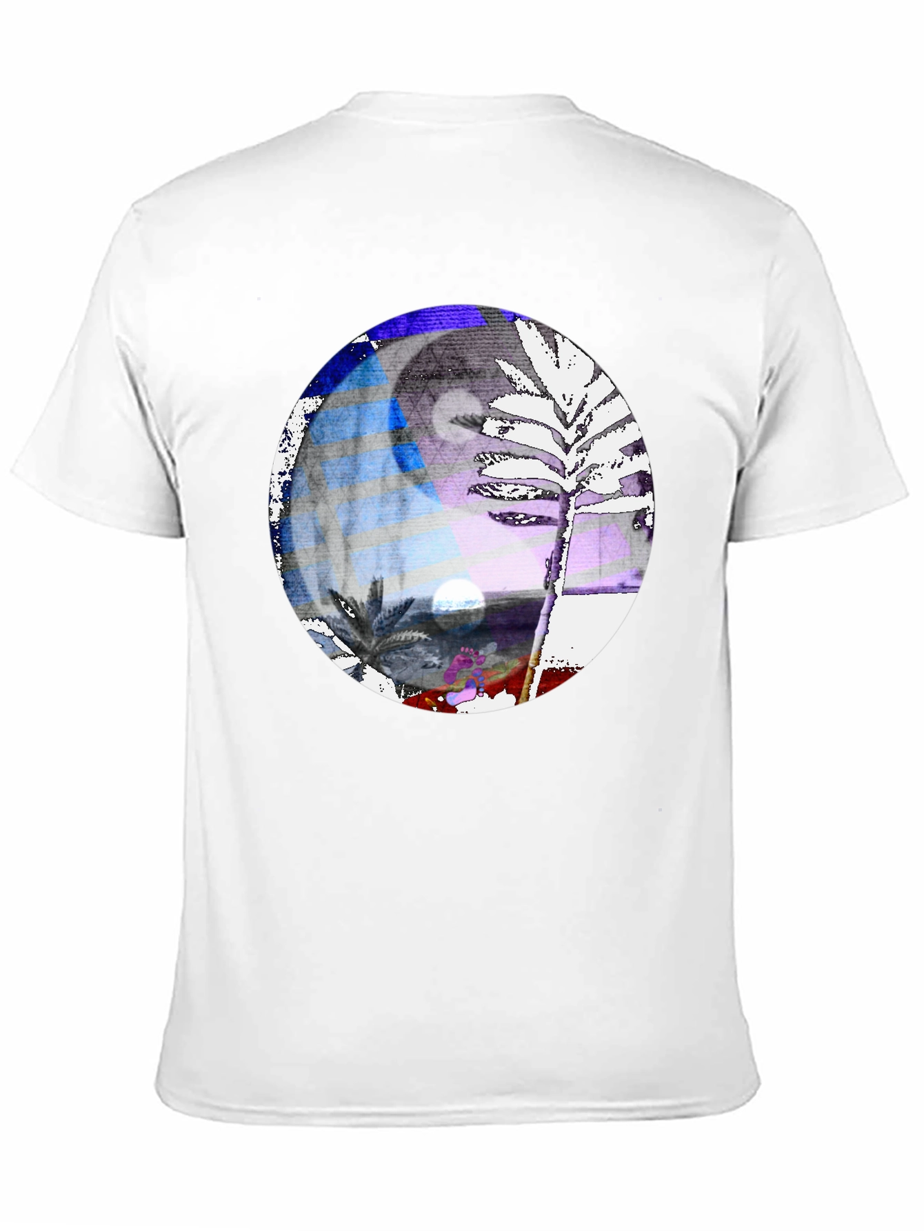 Yin Yang Palm Tree Graphic Tee