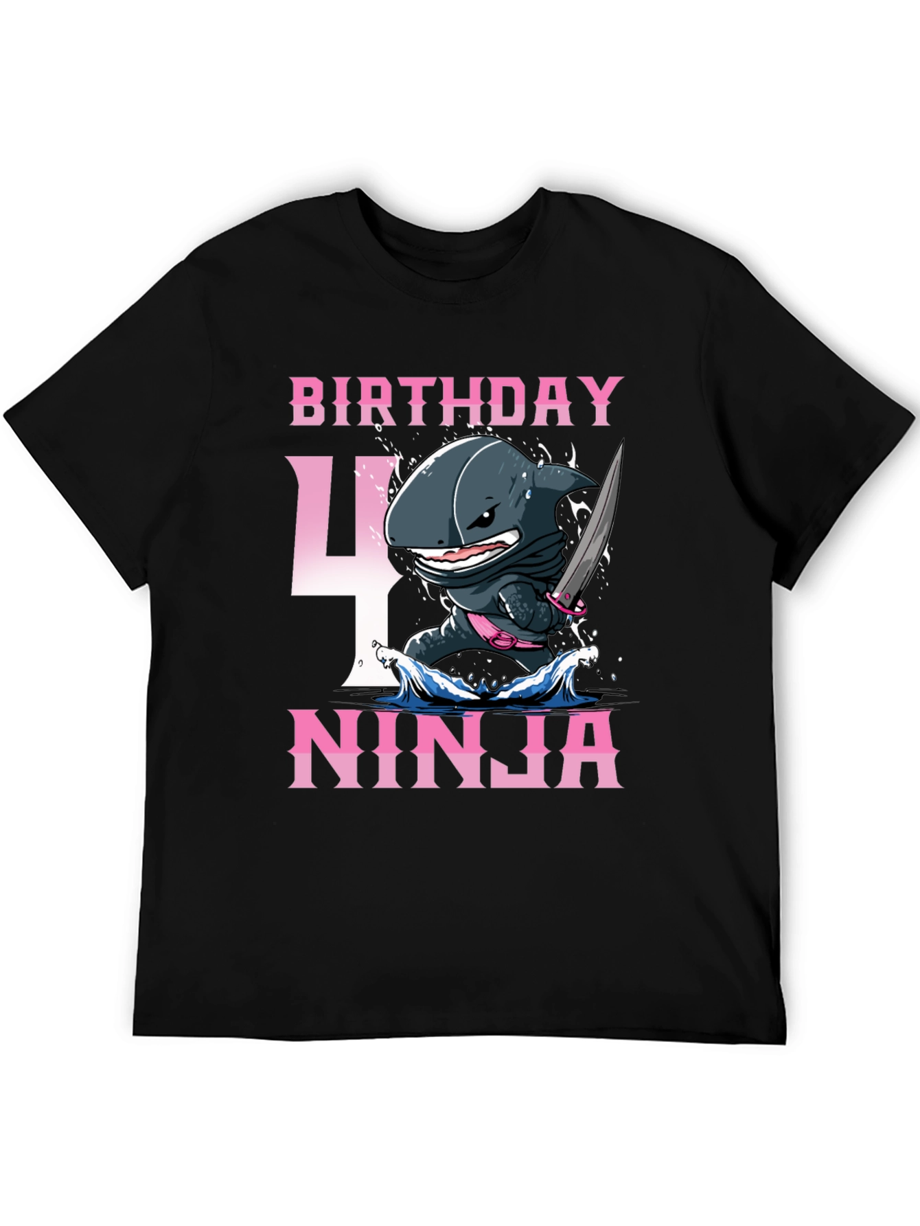 Birthday Ninja Shark T-Shirt
