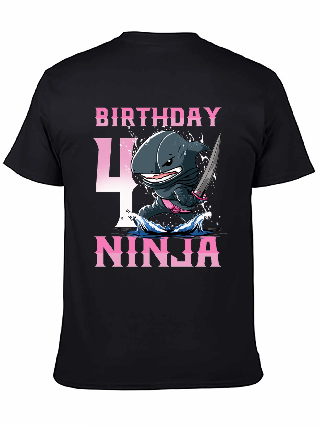 Birthday Ninja Shark T-Shirt