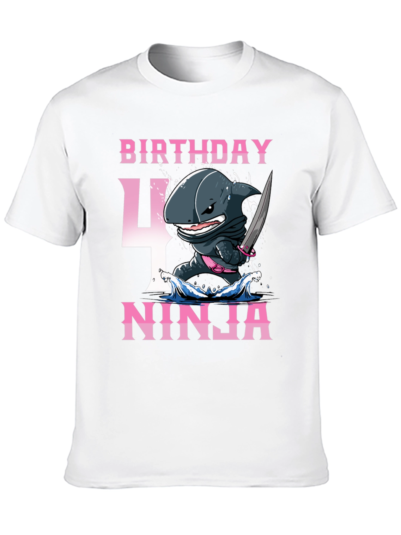 Birthday Ninja Shark T-Shirt