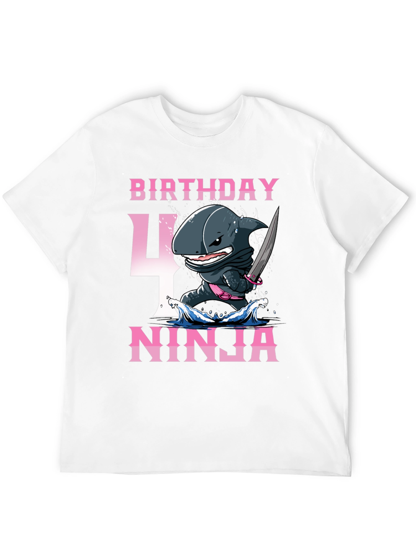 Birthday Ninja Shark T-Shirt