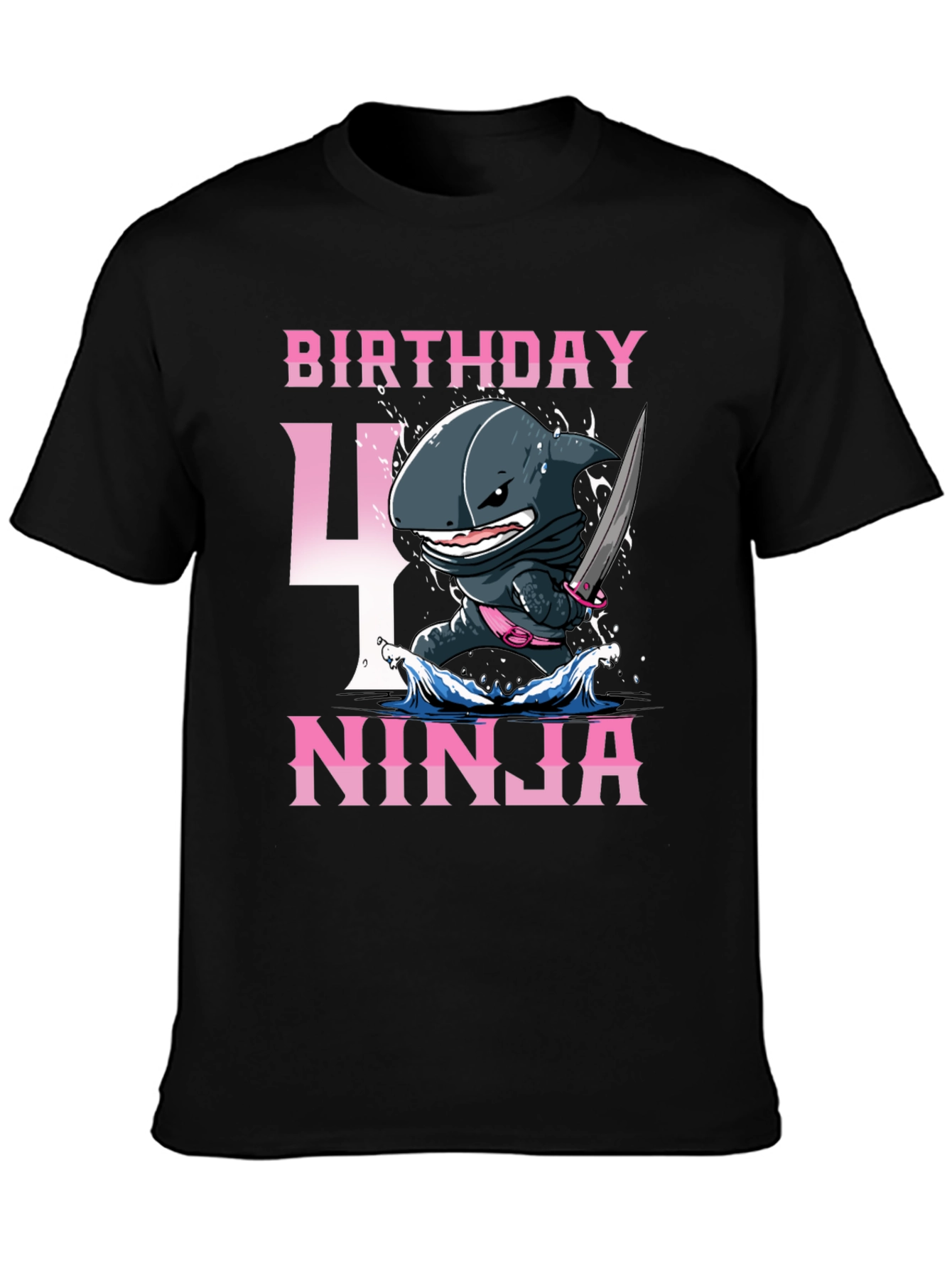 Birthday Ninja Shark T-Shirt