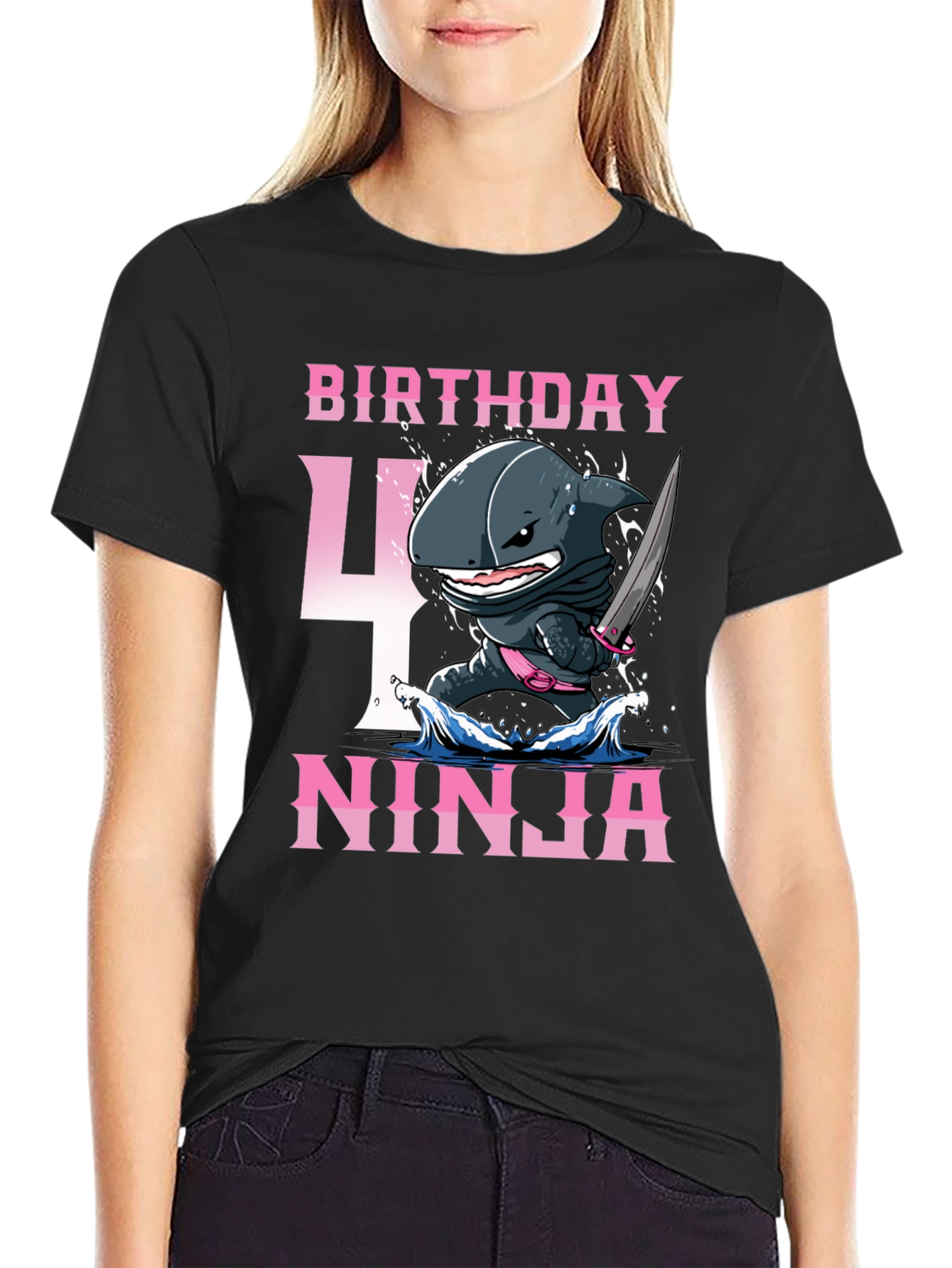 Birthday Ninja Shark T-Shirt