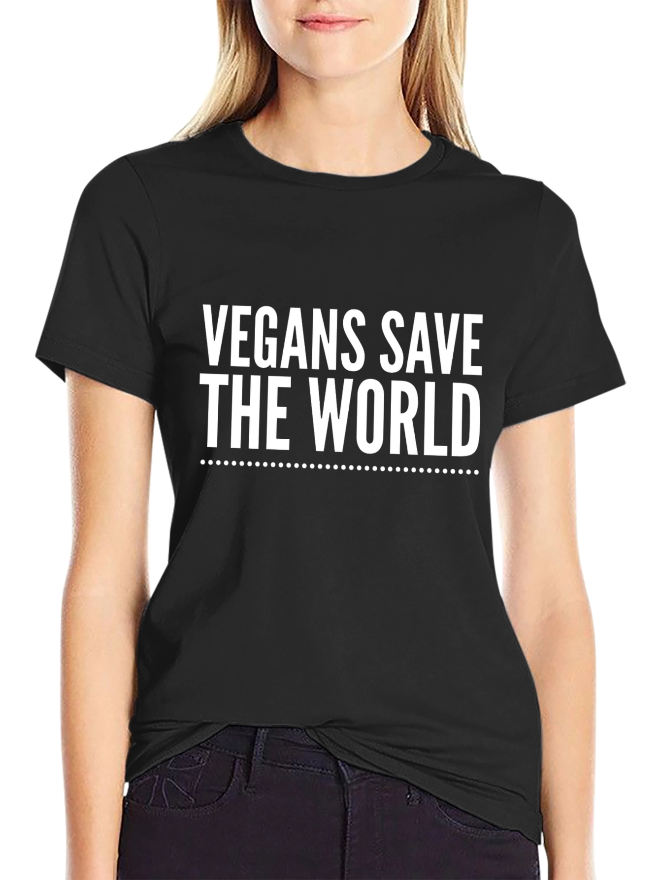 Vegans Save The World Graphic T-Shirt