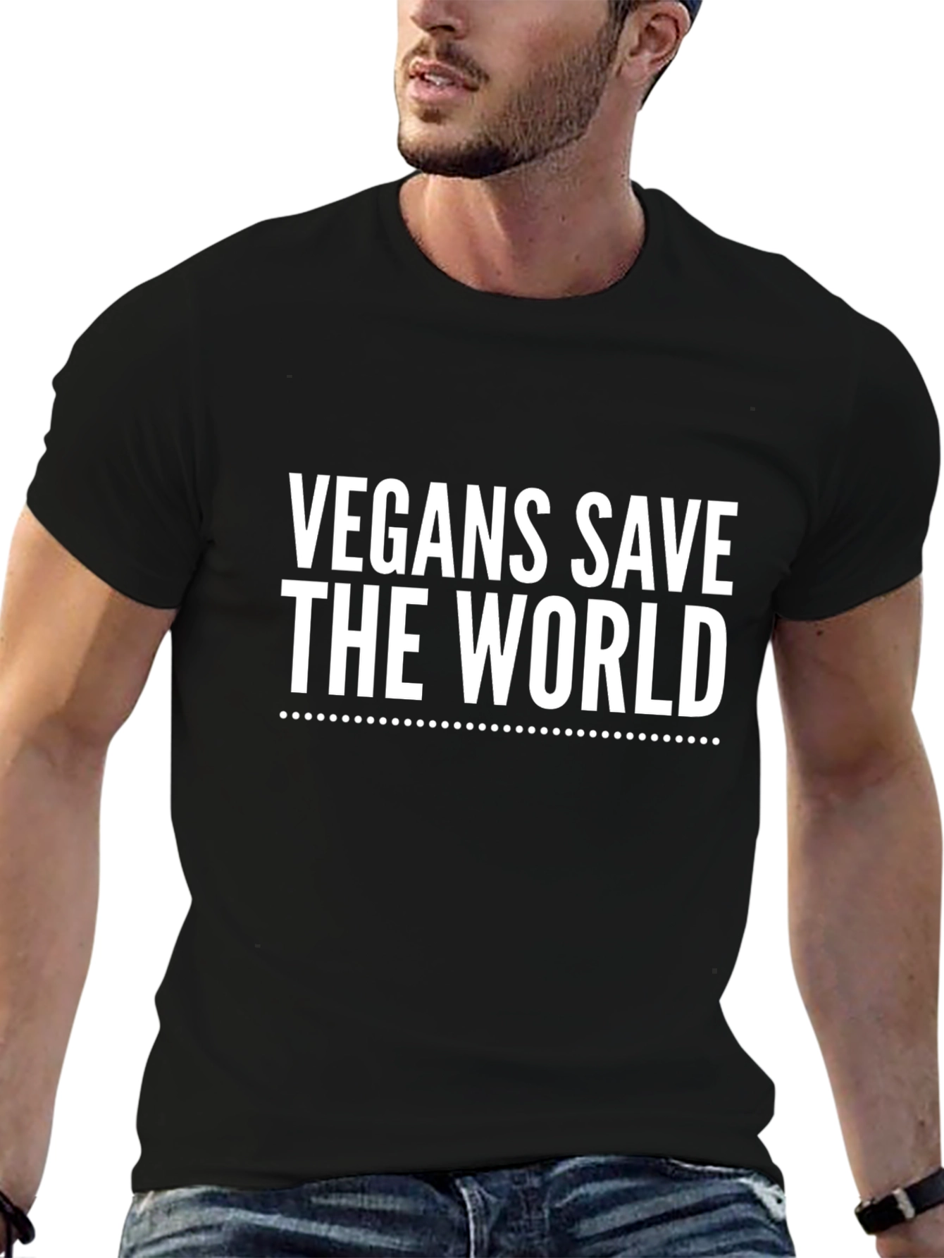 Vegans Save The World Graphic T-Shirt