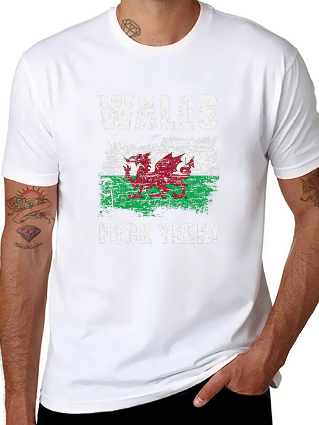 Wales Flag Dragon T-Shirt - Welsh Pride