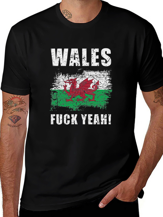 Wales Flag Dragon T-Shirt - Welsh Pride