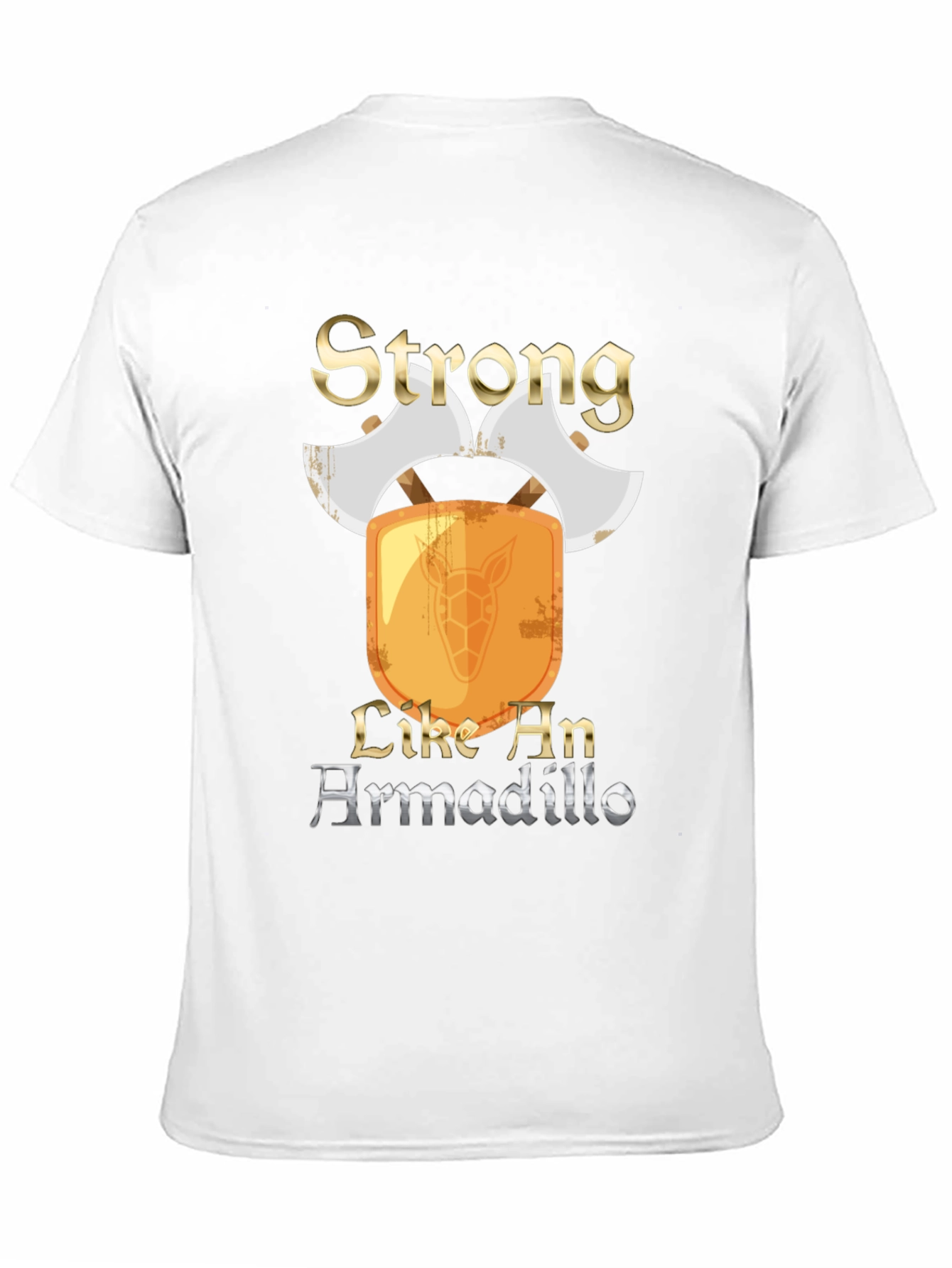 Strong Like An Armadillo Mens T-Shirt