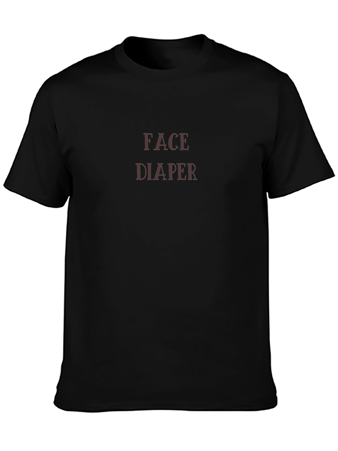 Face Diaper Graphic Tee - Bold Statement T-Shirt