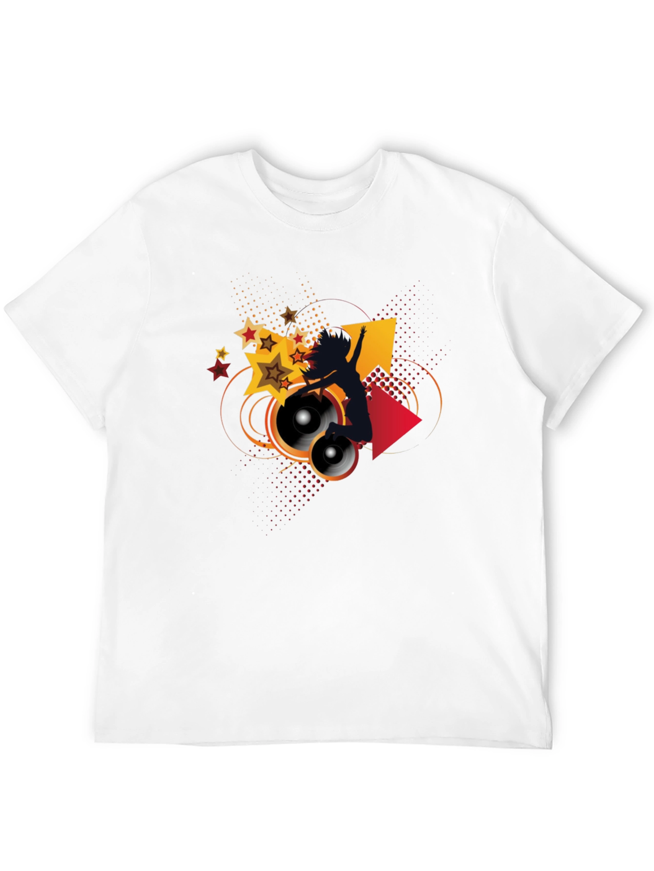 Groovy Dance Graphic Tee - Black
