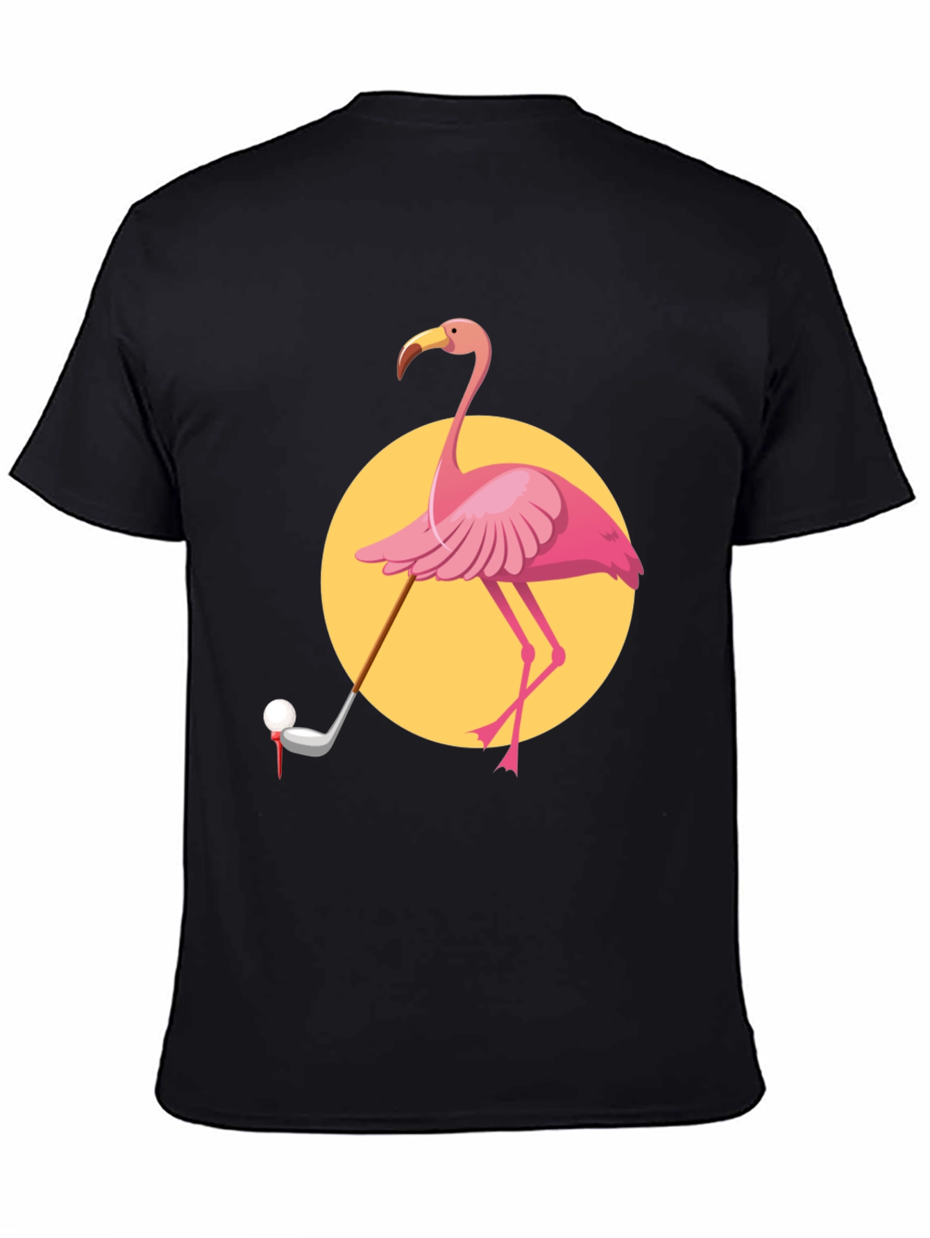 Flamingo Golf T-Shirt - Unique Graphic Tee