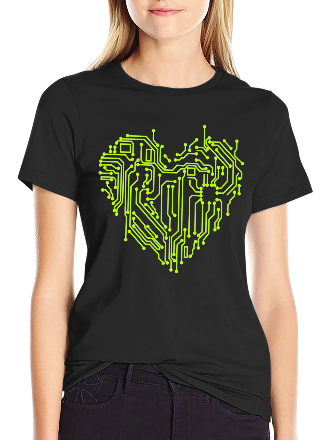 Tech Heart T-Shirt - Circuit Board Love