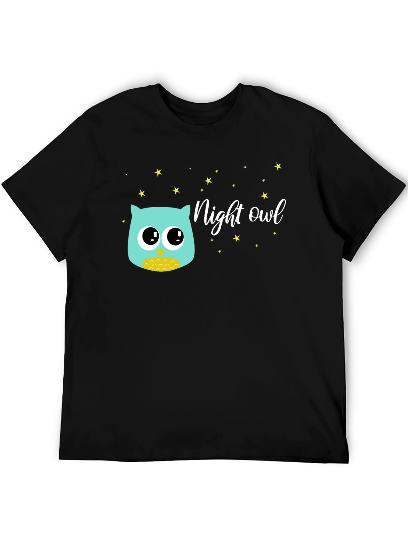 Night Owl Graphic Tee - Black