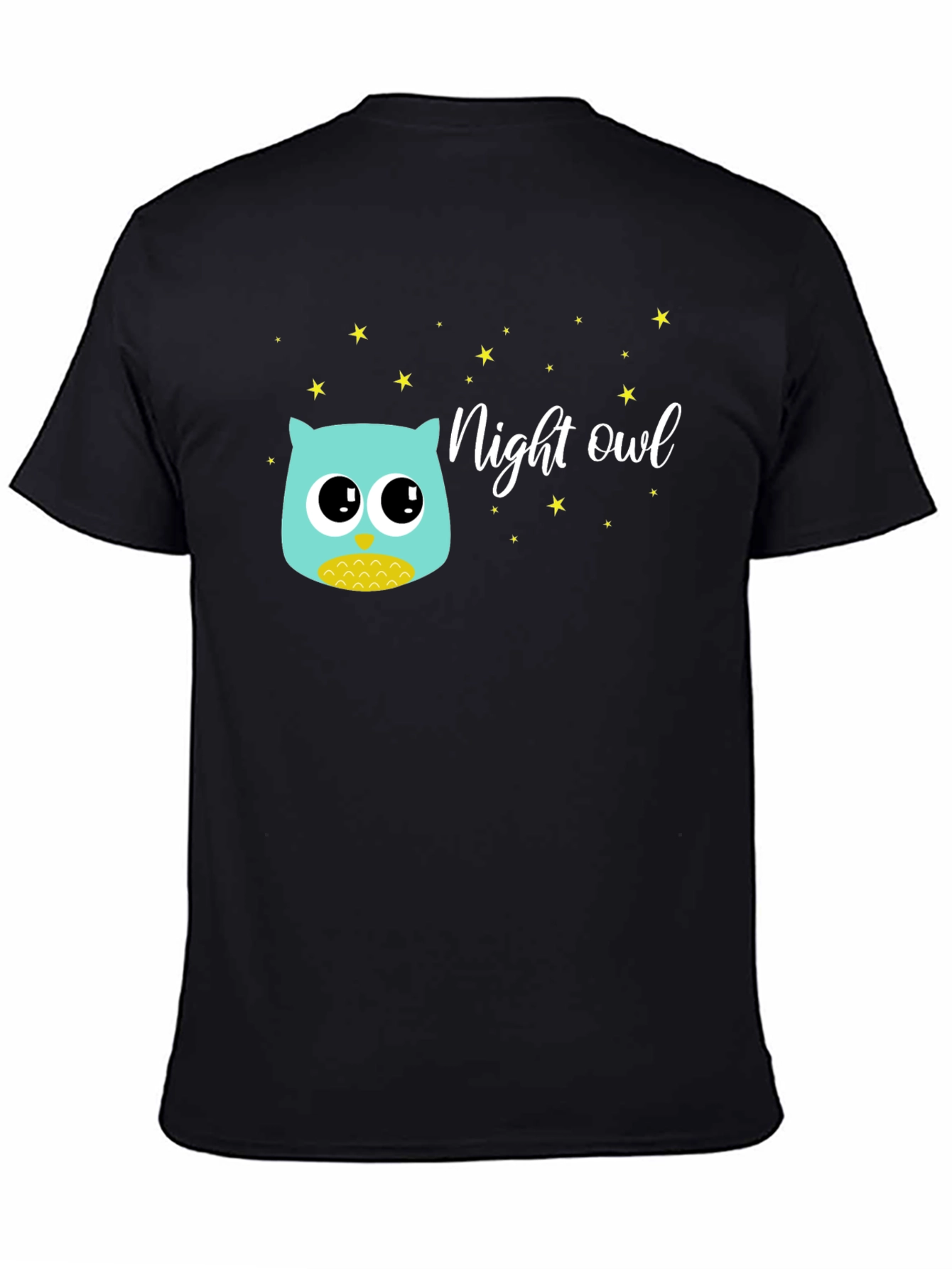Night Owl Graphic Tee - Black