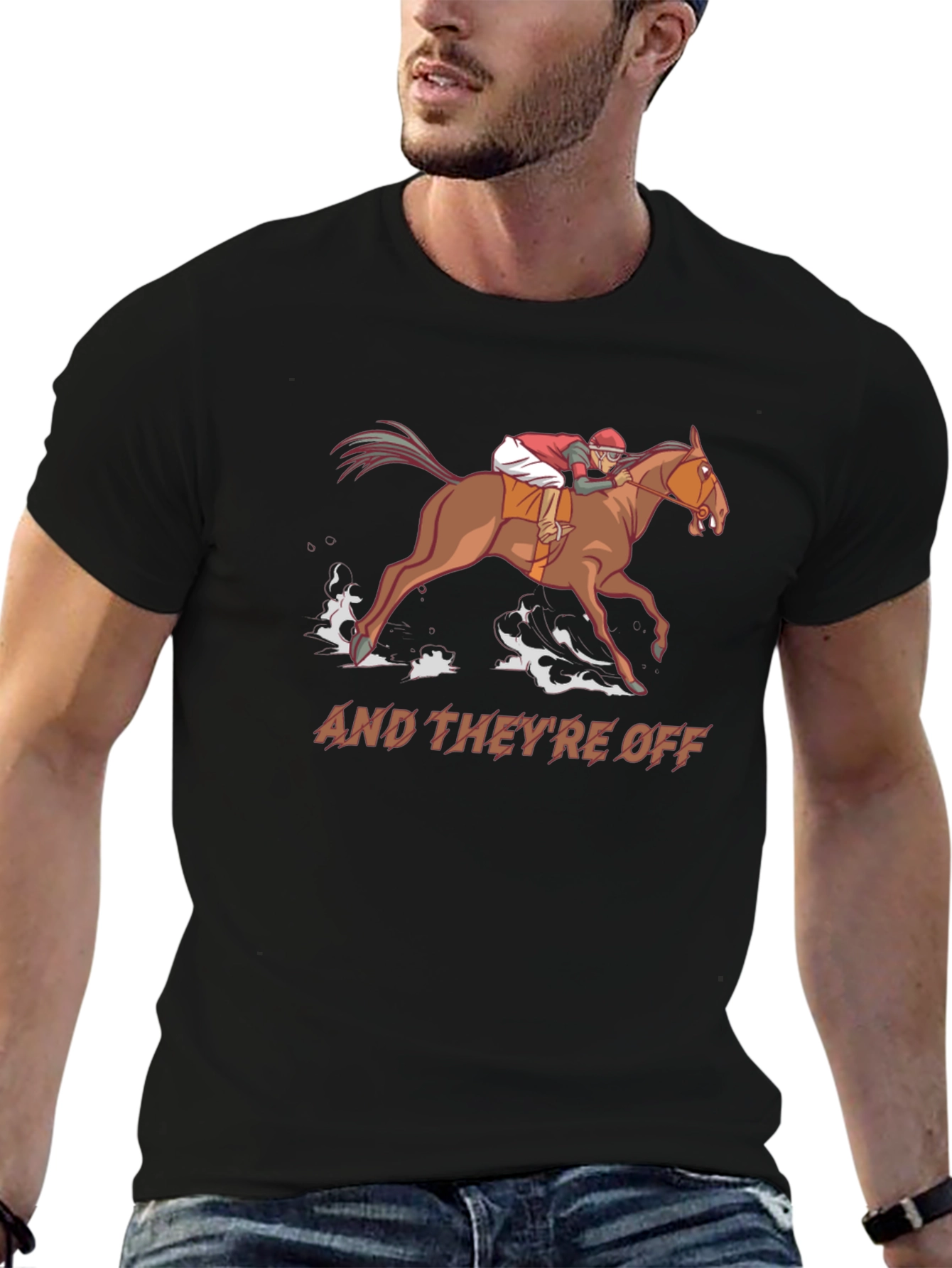 Horse Racing T-Shirt: And Theyre Off!