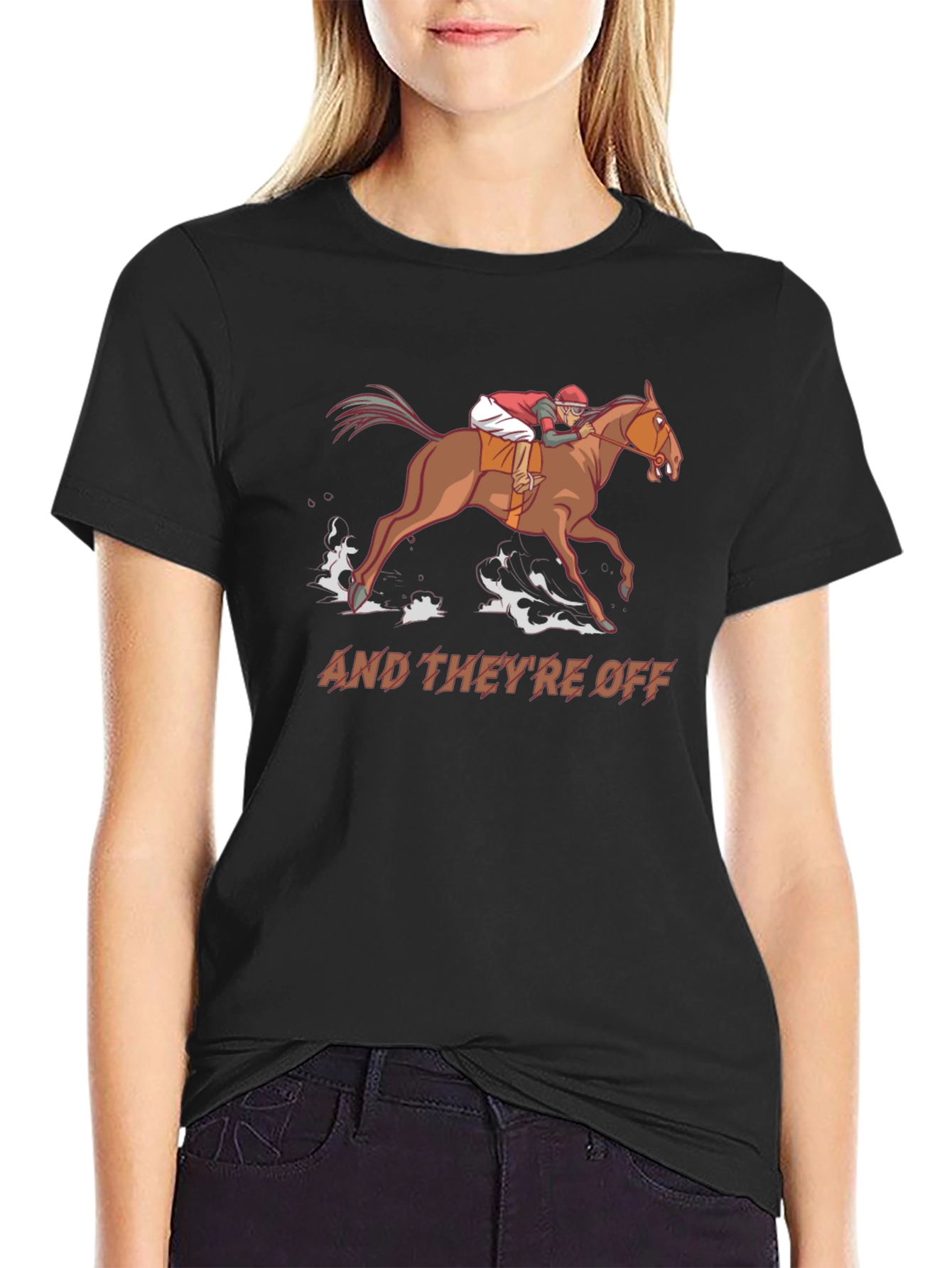 Horse Racing T-Shirt: And Theyre Off!