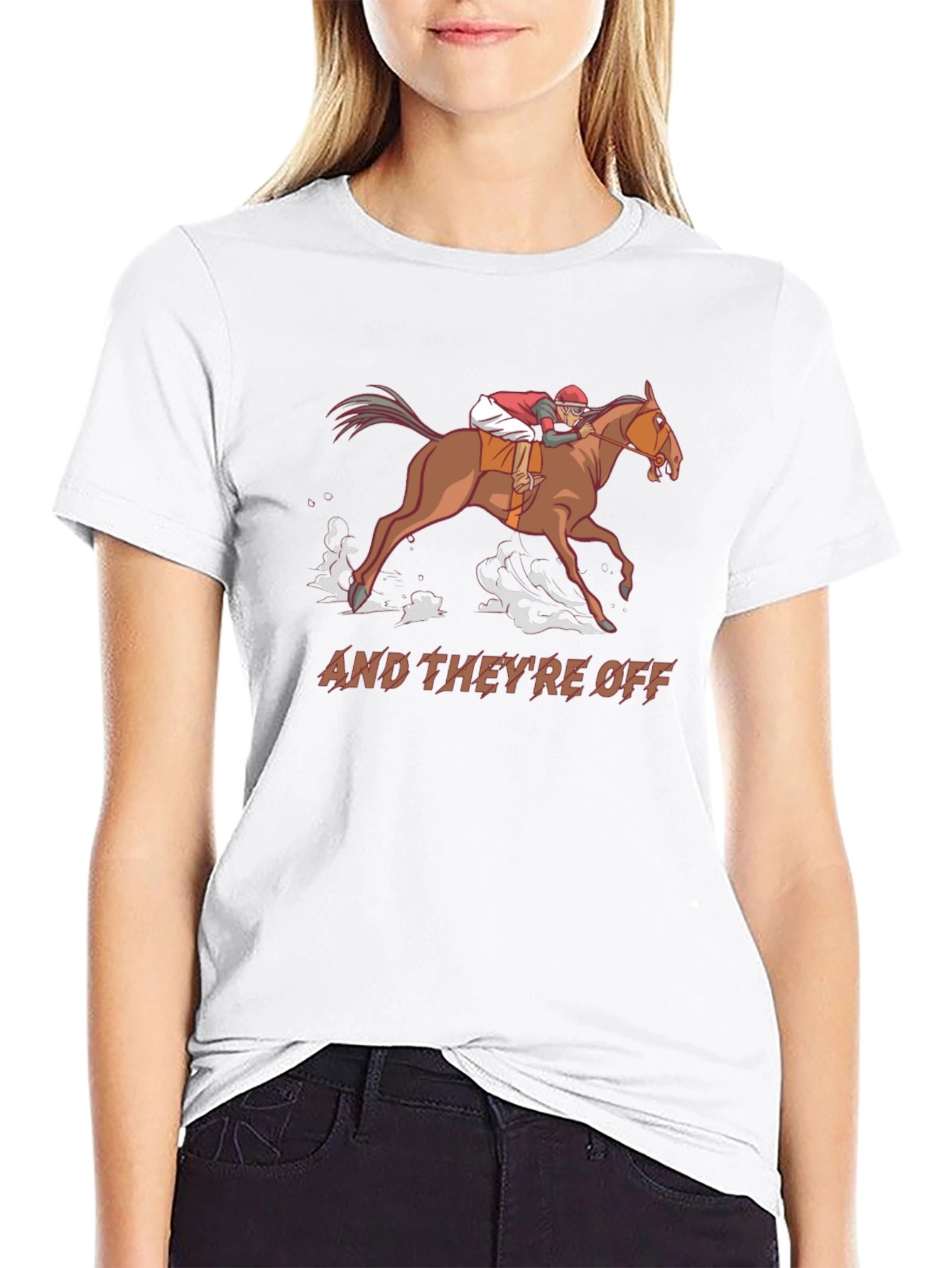 Horse Racing T-Shirt: And Theyre Off!