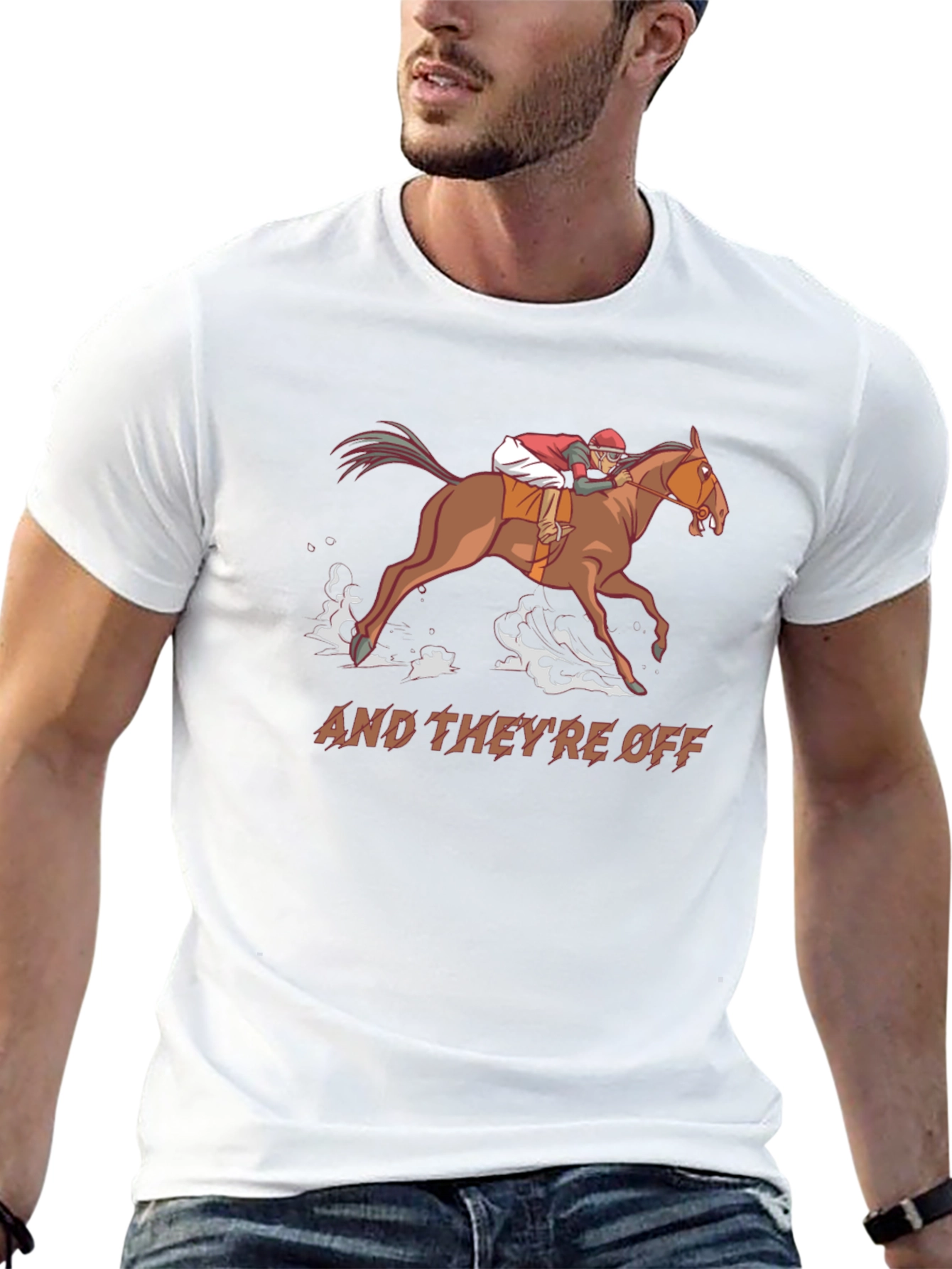 Horse Racing T-Shirt: And Theyre Off!