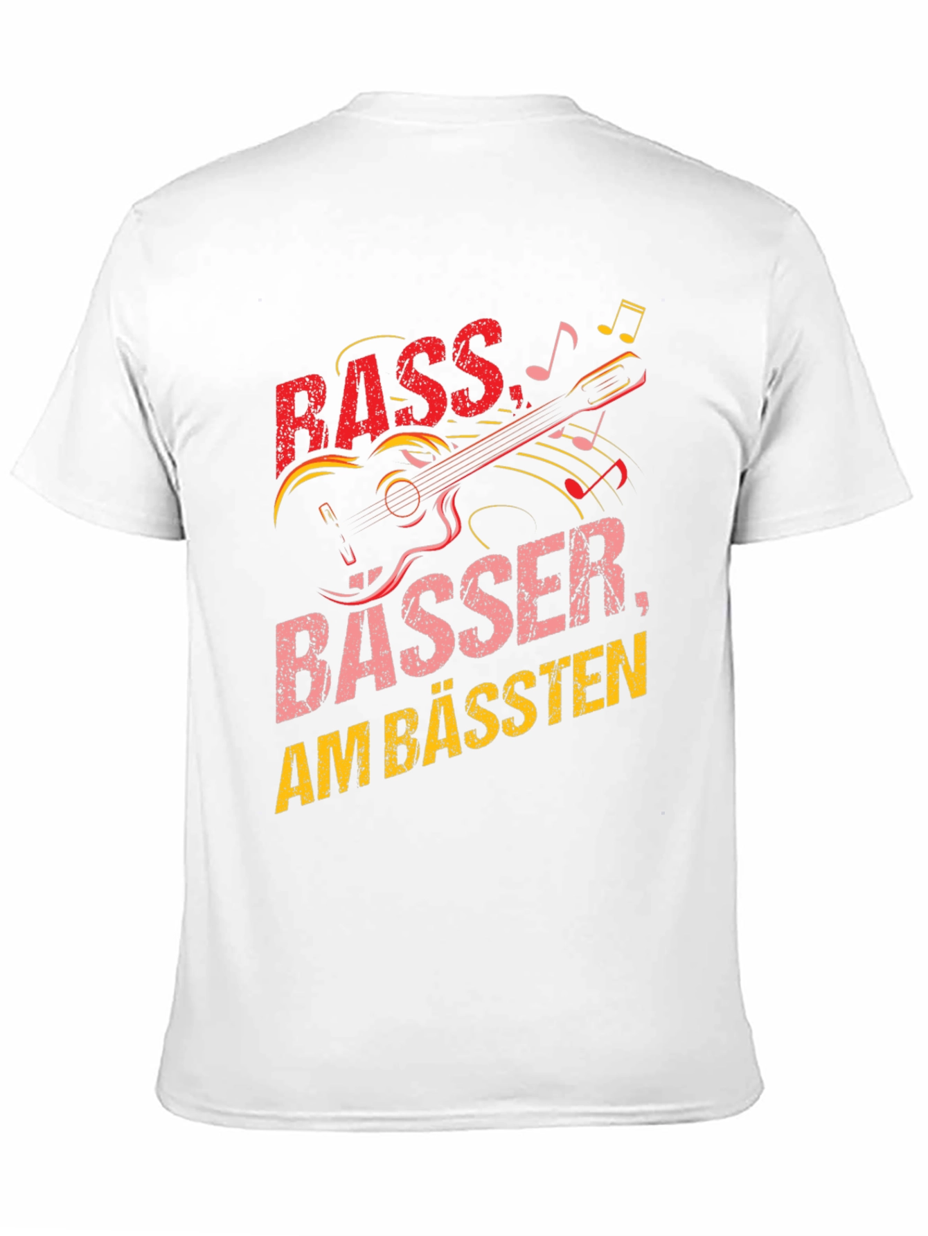 Bass Guitar Musician T-Shirt - Funny German Pun