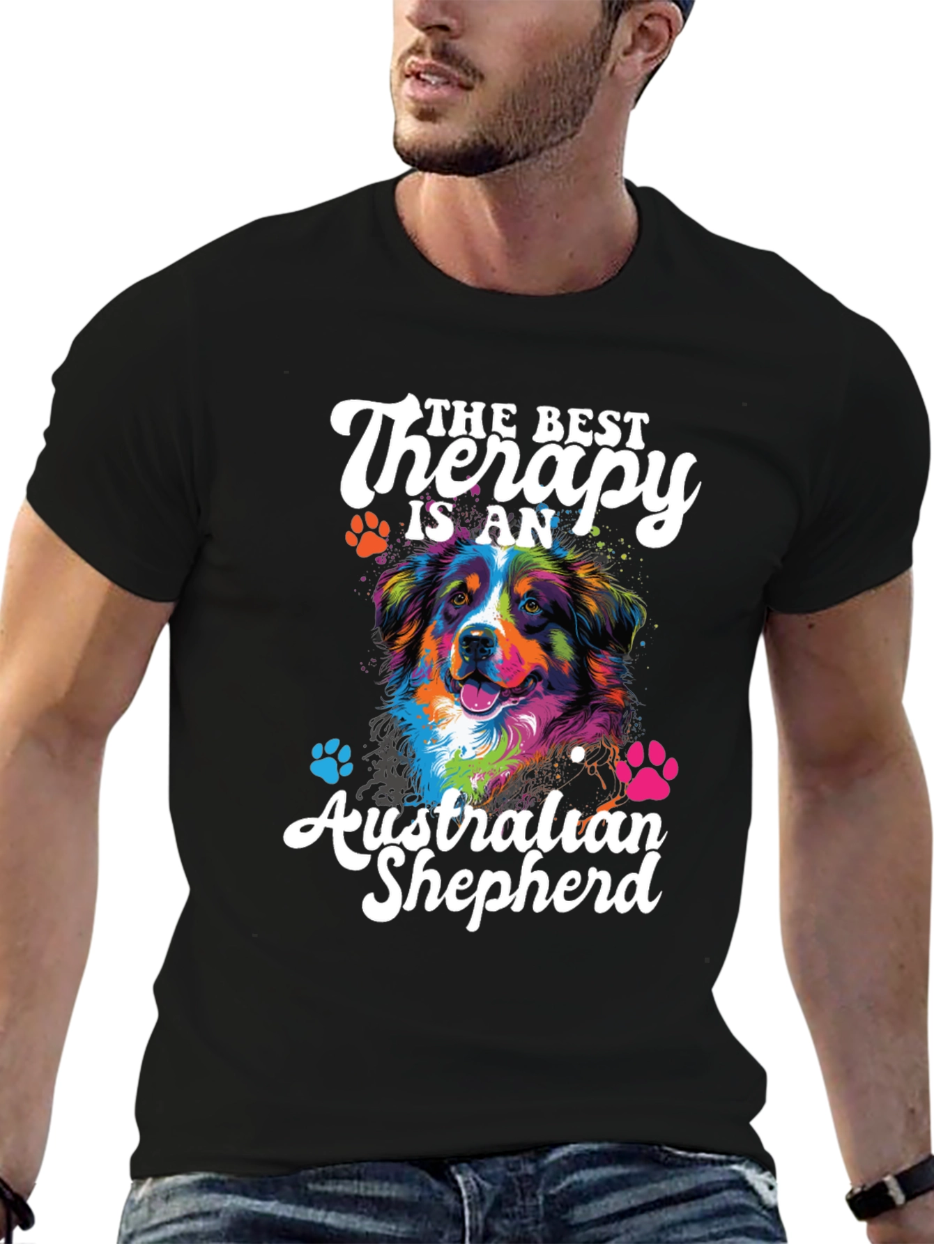 Australian Shepherd Therapy T-Shirt