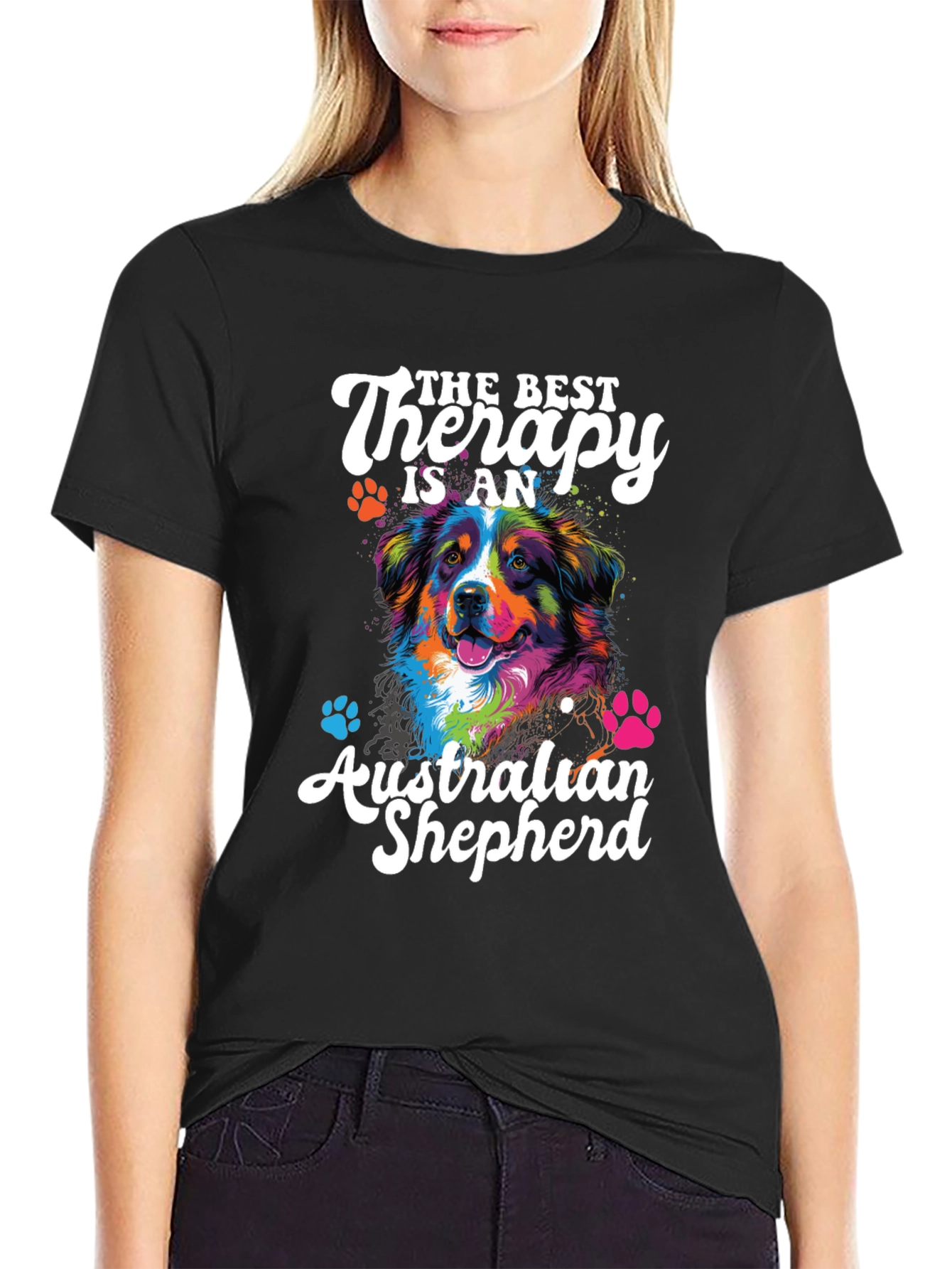 Australian Shepherd Therapy T-Shirt