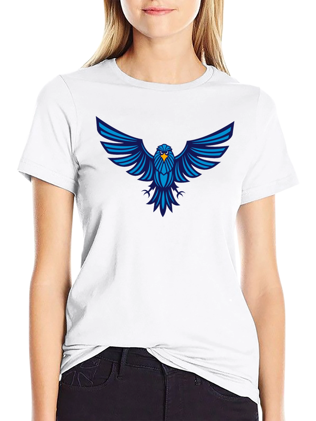 Blue Eagle Graphic T-Shirt - Stylish Mens Tee