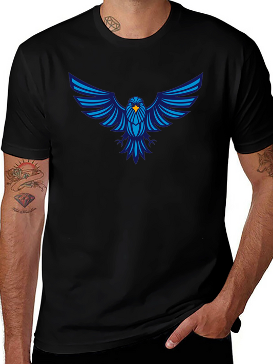 Blue Eagle Graphic T-Shirt - Stylish Mens Tee