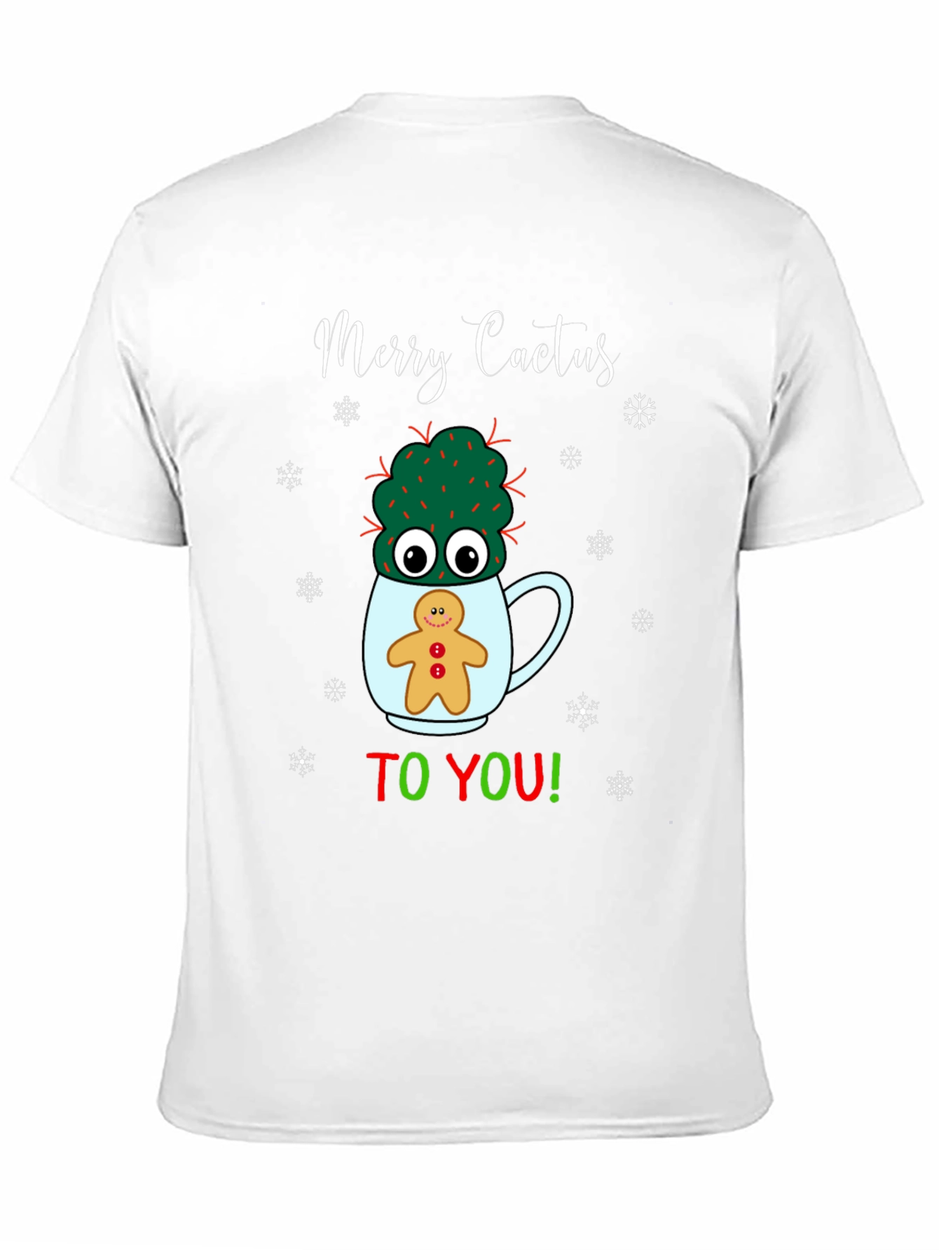 Merry Cactus To You! Funny Christmas Graphic T-Shirt