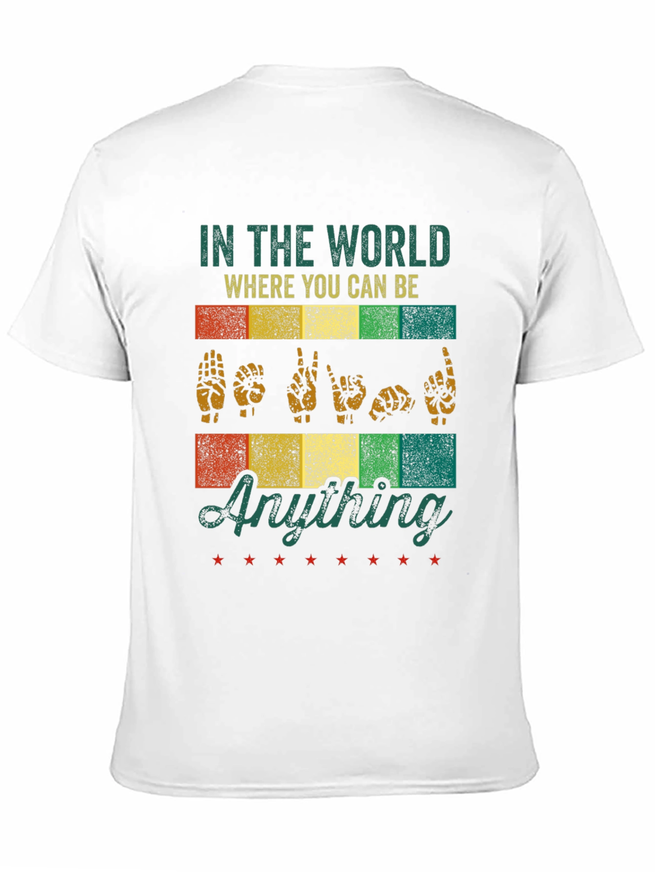 ASL Anything T-Shirt - Be Kind